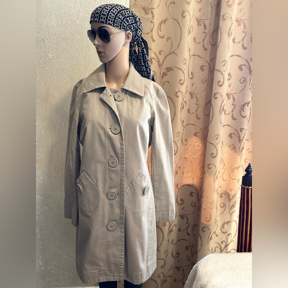 Women’s INC, BeigeTrench Coat, US Size M